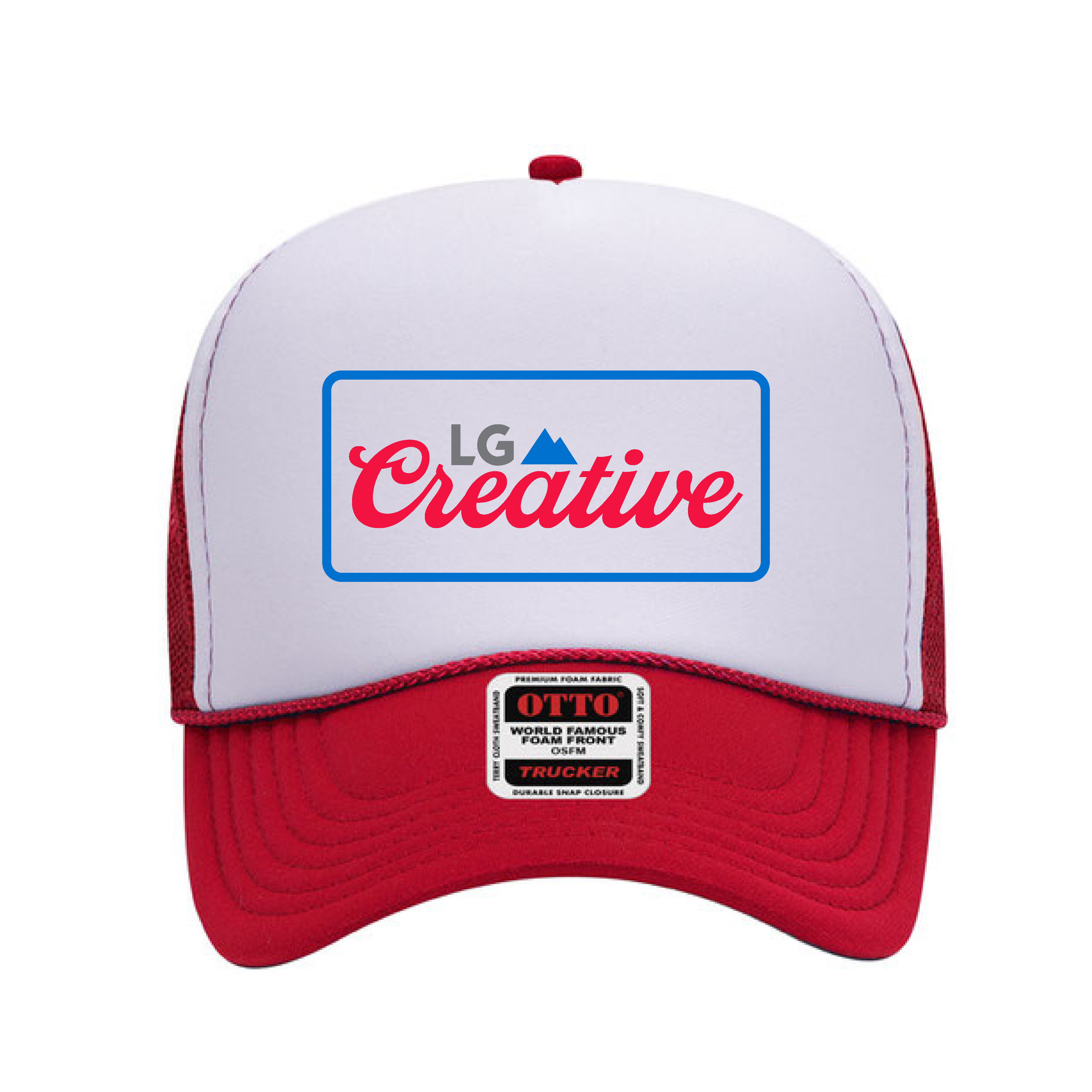 Mountains are Blue Trucker Hat